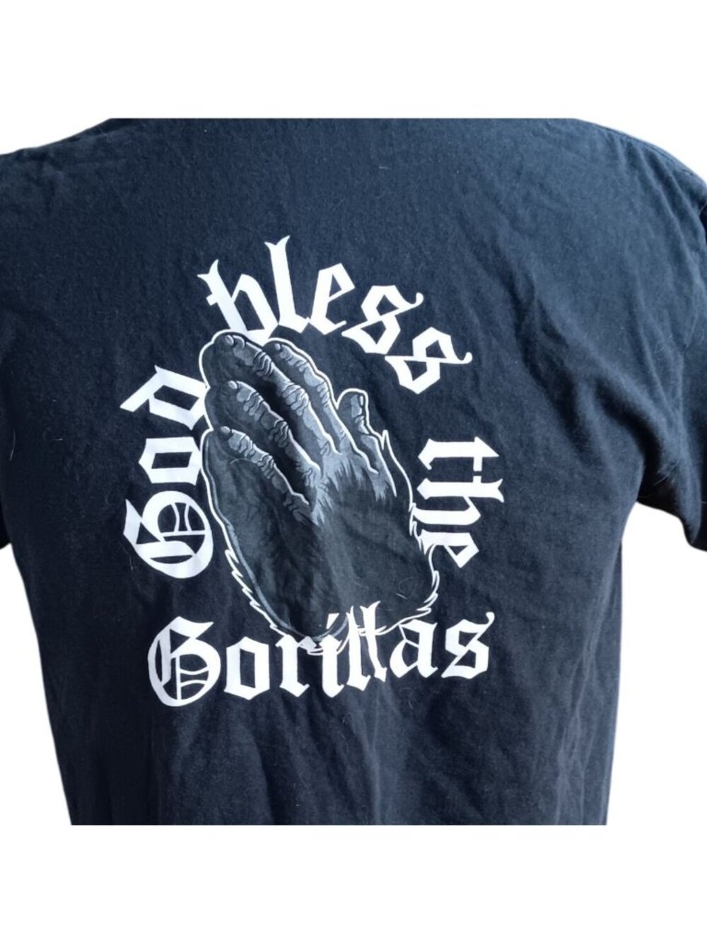 Large Men's T-shirt FYL NYC God Bless The Gorillas Graphic Tee